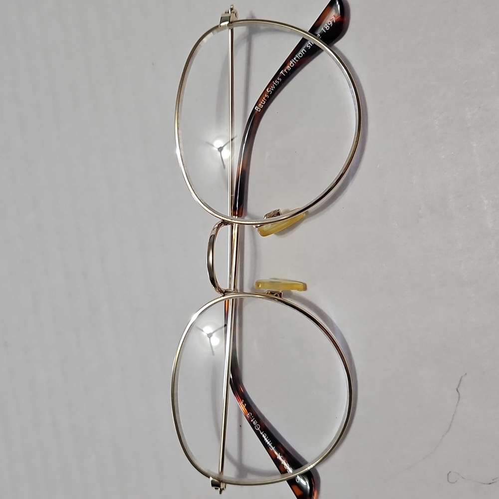 Baurs Swiss Tradition 11564 A Fitter Cat Gold Metal Frame Eyewear Glasses
